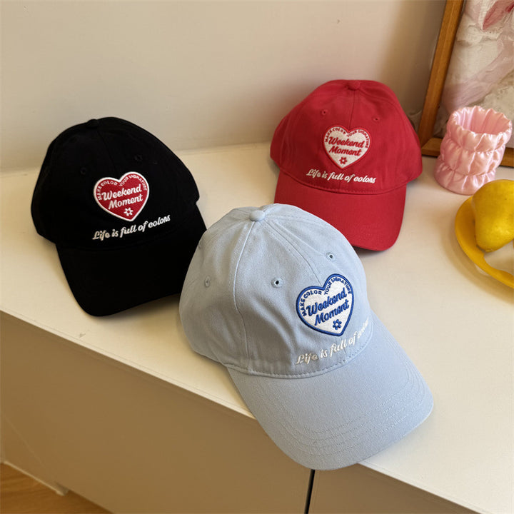 Women's Casual Embroidered Relaxed Baseball Cap Bowlift