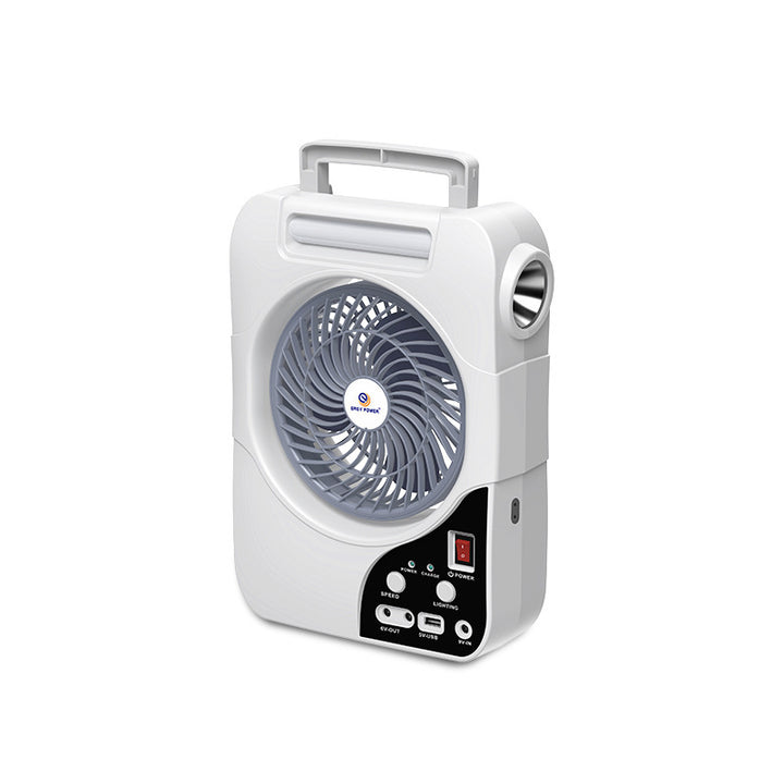 Unisex Portable Fan with Solar Panel Bowlift