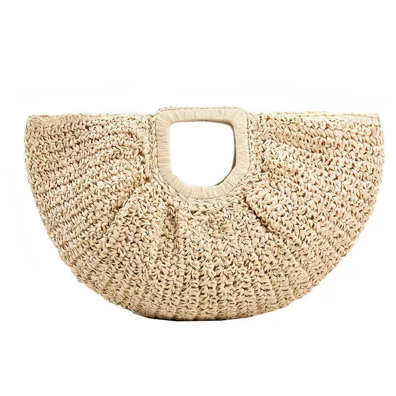 Designer Bast handbag with unique cut Bowlift