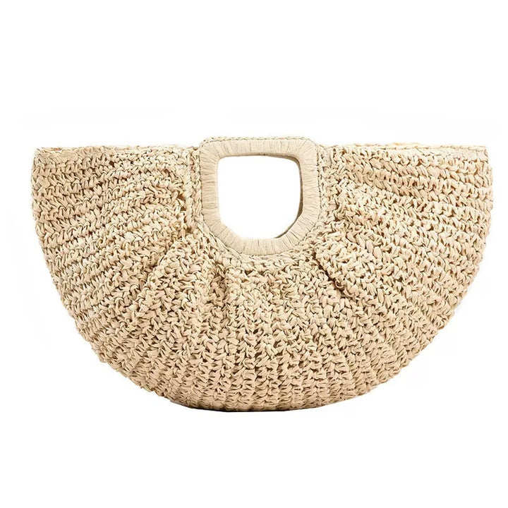 Designer Bast handbag with unique cut Bowlift