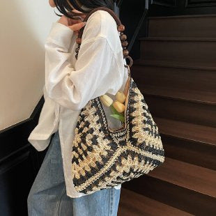 Handcrafted Crochet Hobo Bag Bowlift