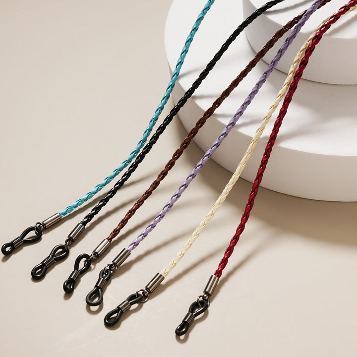 Woven Leather Eyewear Retainer Strap Bowlift
