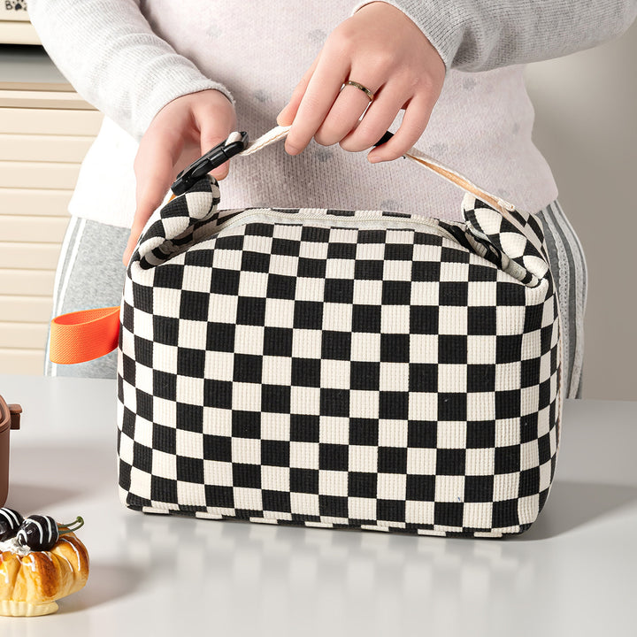Insulated Lunch Carrier Bag with Fun Strawberry Design Bowlift