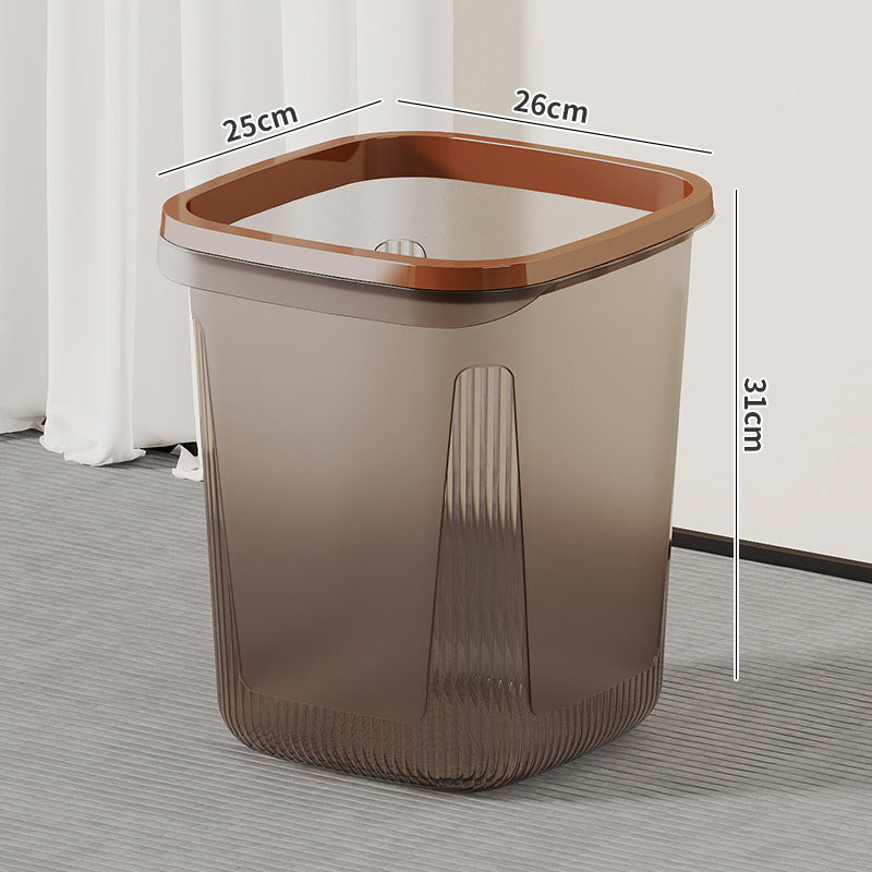 Ladies modern and elegant waste bin with non-slip bottom and ergonomic handle Bowlift