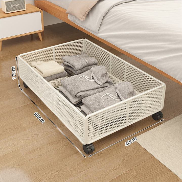 Rolling Under-Bed Storage Basket Bowlift