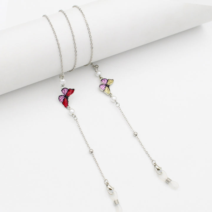 Enchanting Butterfly Eyewear Chain Holder Bowlift