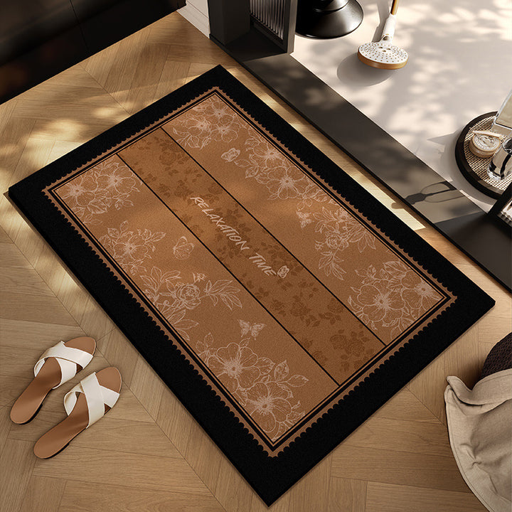 Checkerboard Patterned Entryway Mat Bowlift