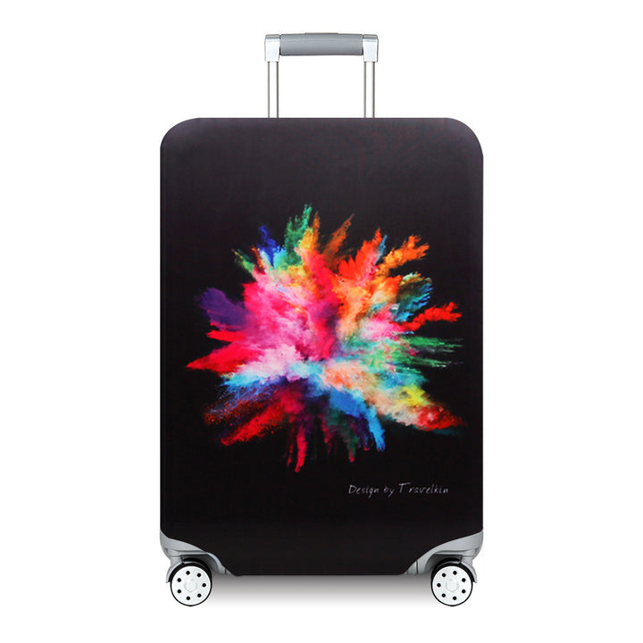 Women's Hard Shell Suitcase with Exotic Plant Pattern Bowlift