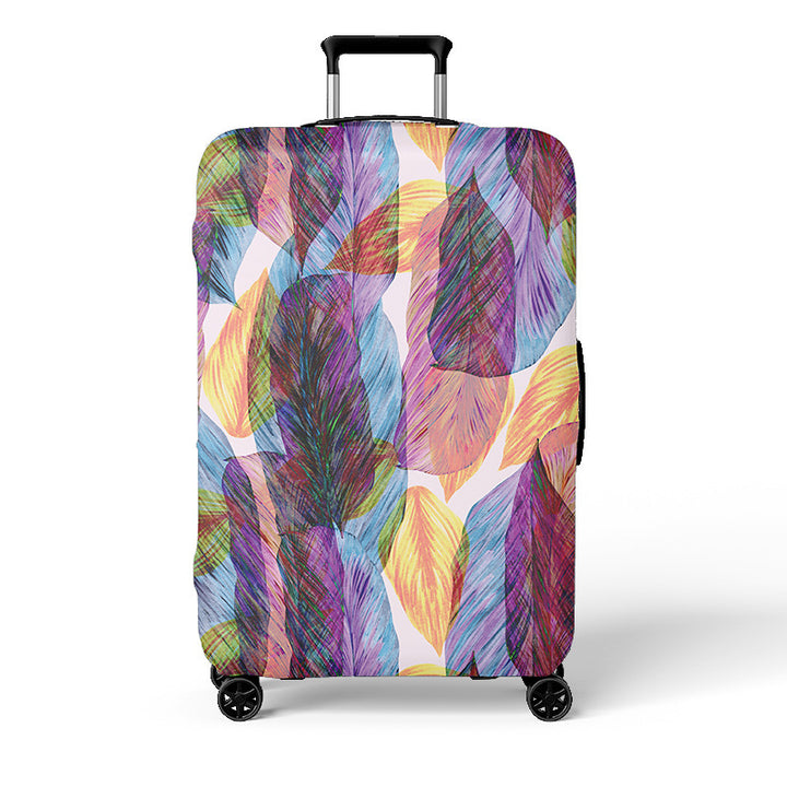 Unisex Suitcase Cover with Colorful City Design Bowlift