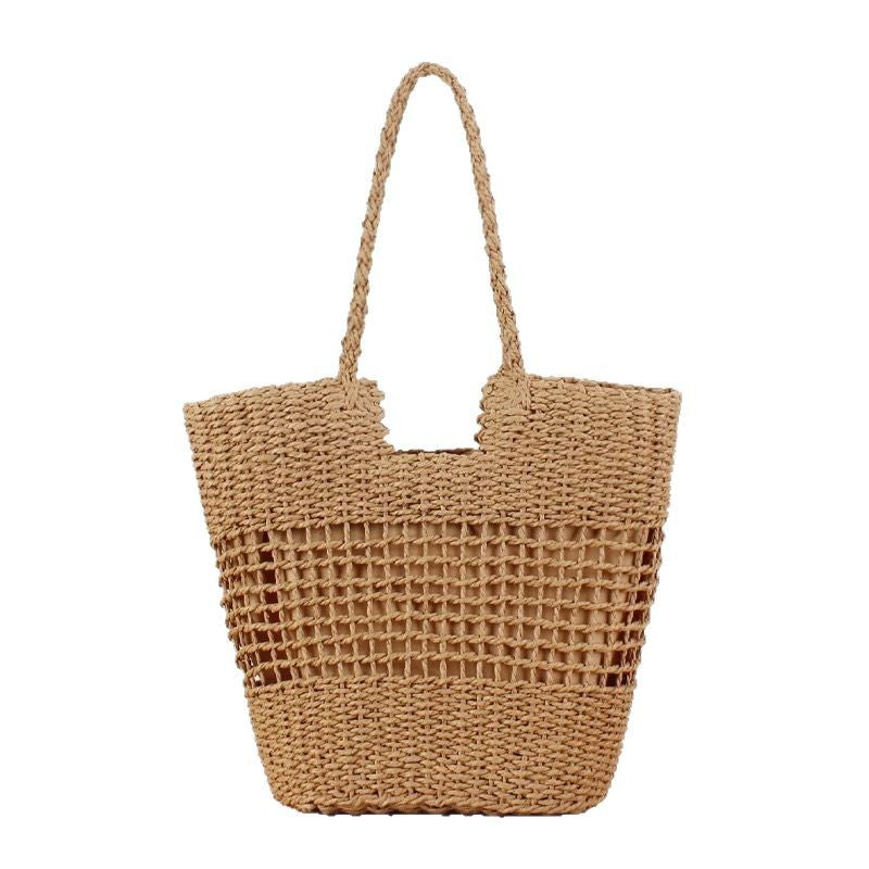 Braided shopping bag with structured design Bowlift