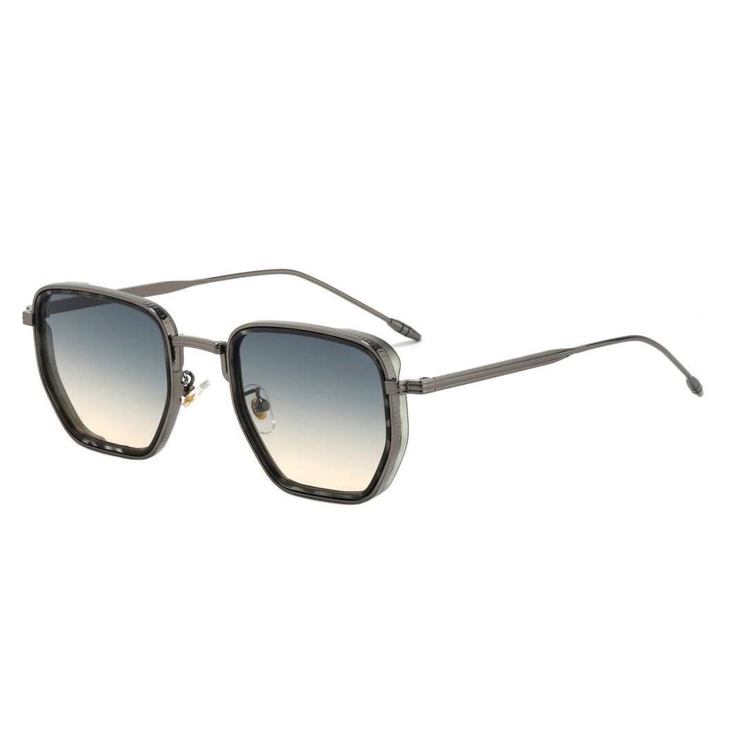 Ladies Square Designer Sunglasses with Stylish Metal Frame Bowlift