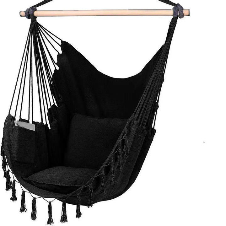 Hanging chair with pocket and cushion Bowlift