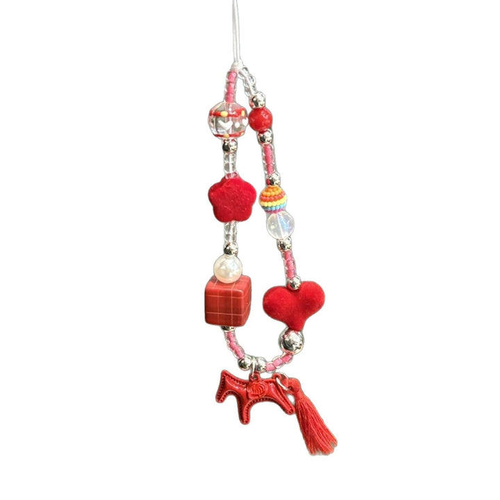 Beaded Charm Phone Lanyard Bowlift