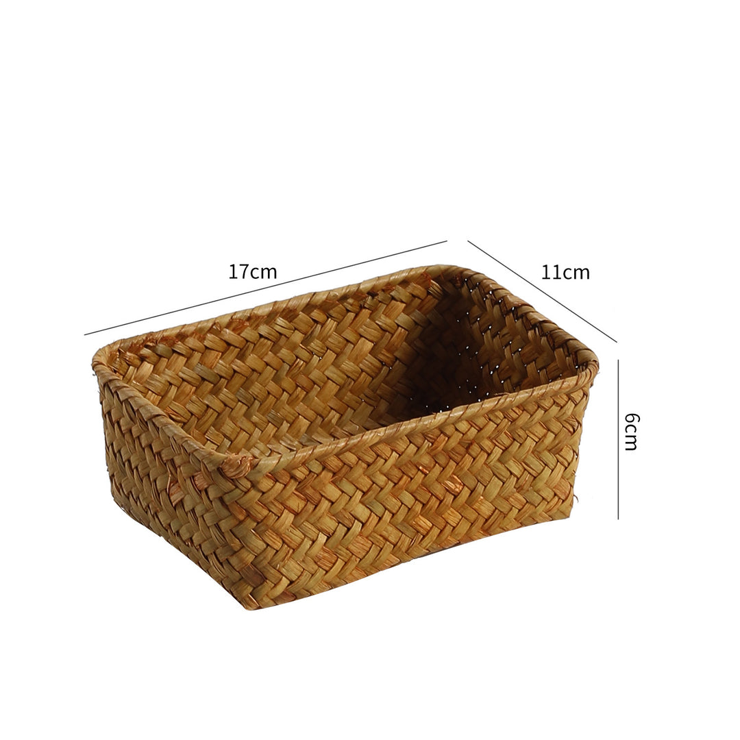 Unisex storage basket made of natural woven Bowlift