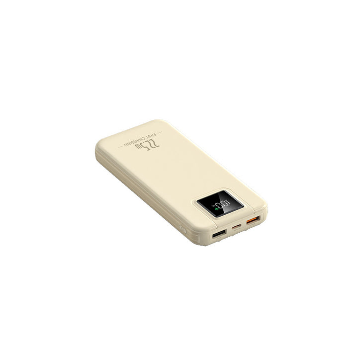 Portable power bank with intelligent fast charging function and digital charge level display Bowlift