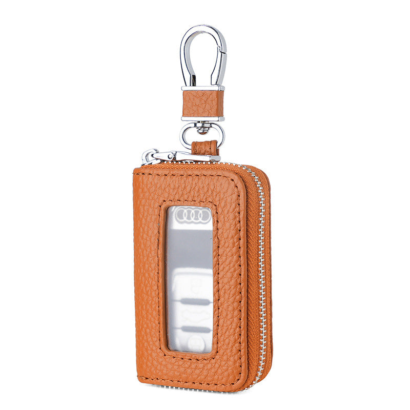Leather Keychain Storage Pouch