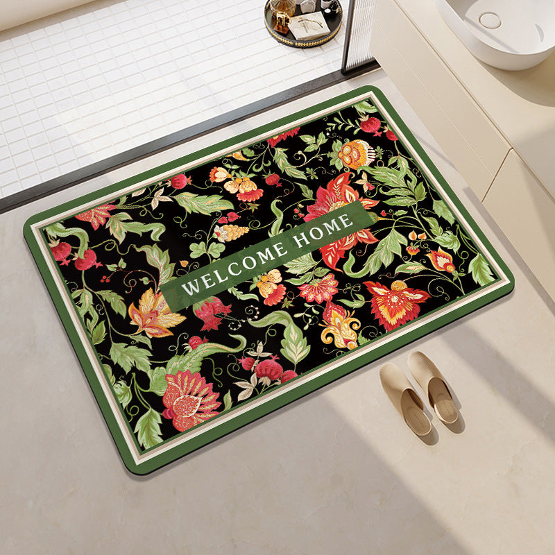 Geometric Pattern Decorative Floor Mat Bowlift