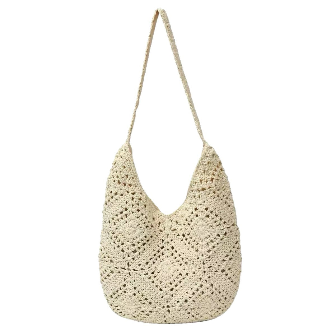 Shoulder bag with unique crochet pattern Bowlift