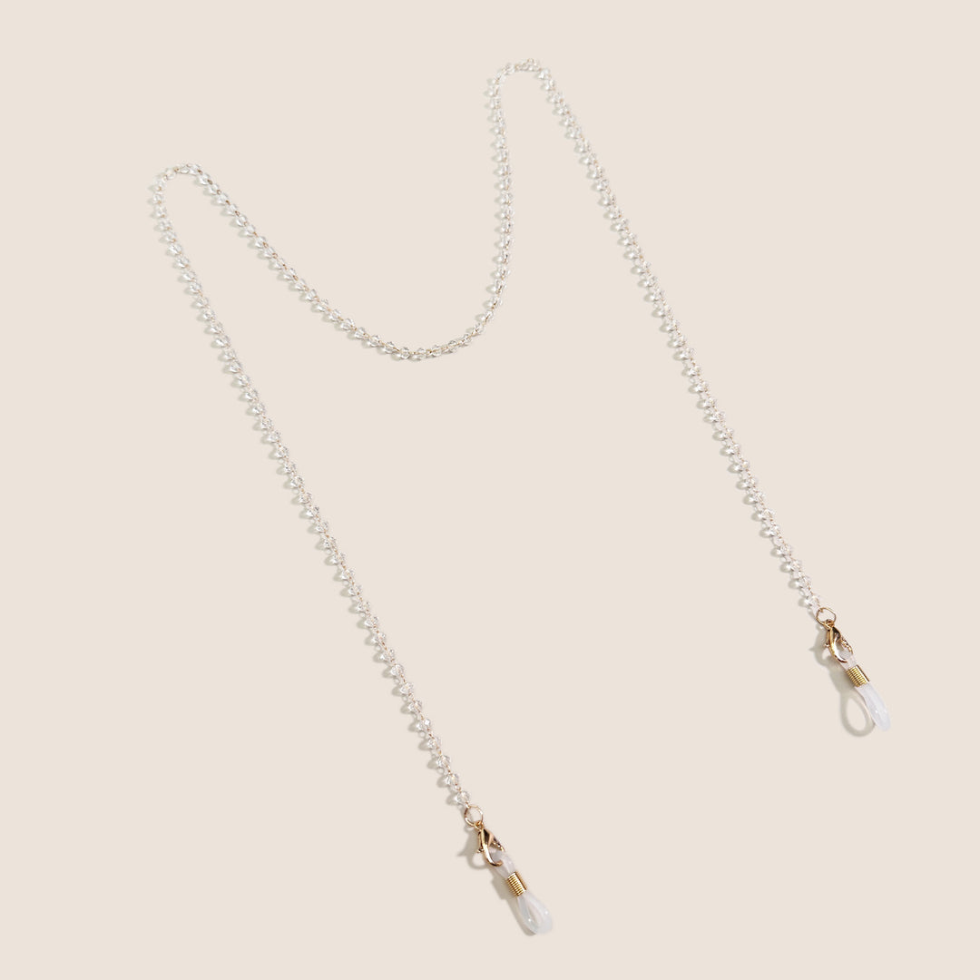 Elegant Beaded Eyewear Retainer Chain Bowlift
