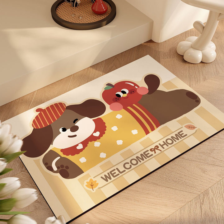 Cute Cartoon Animal Bath Mat Bowlift