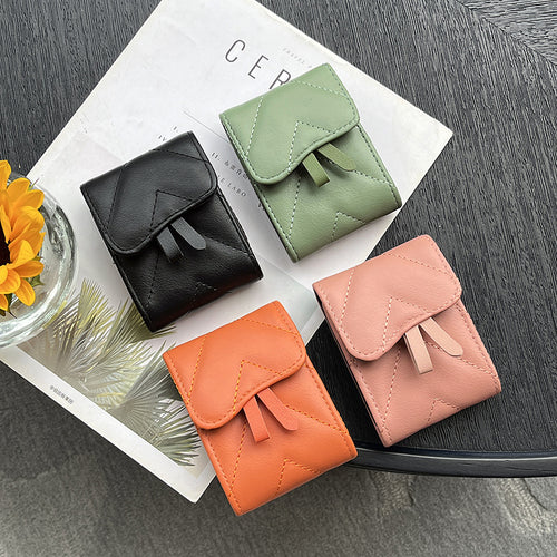 Quilted Leather Card Holder