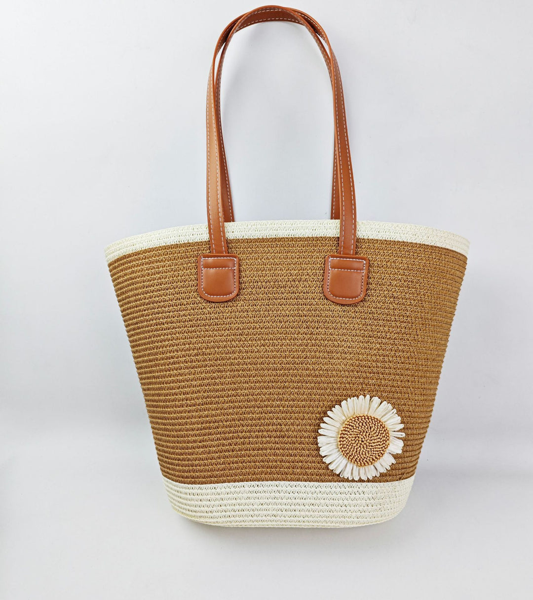Beach bag with floral accents Bowlift