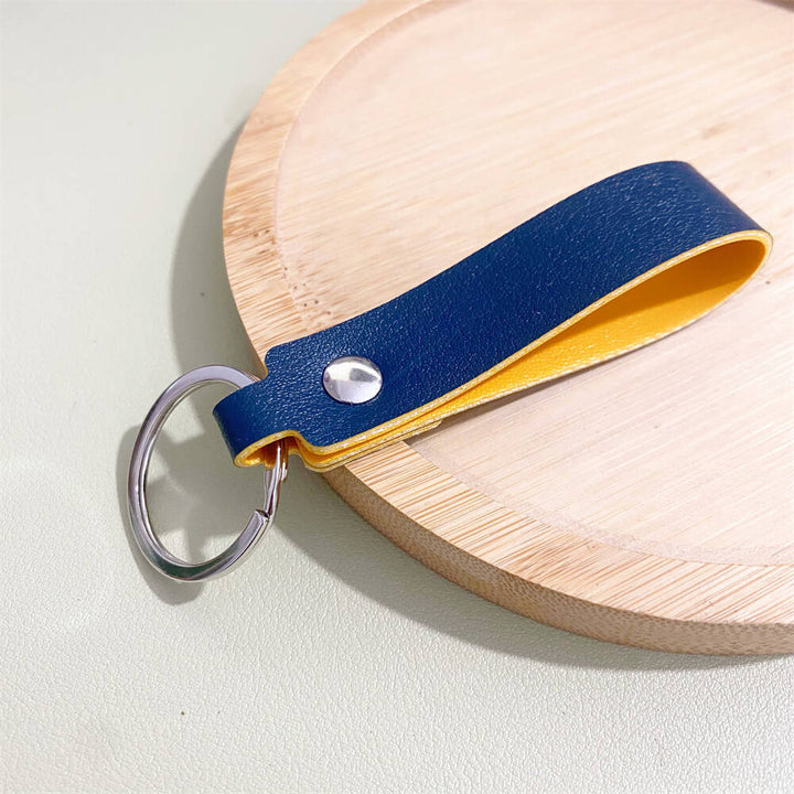 Stylish Leather Keyring Bowlift