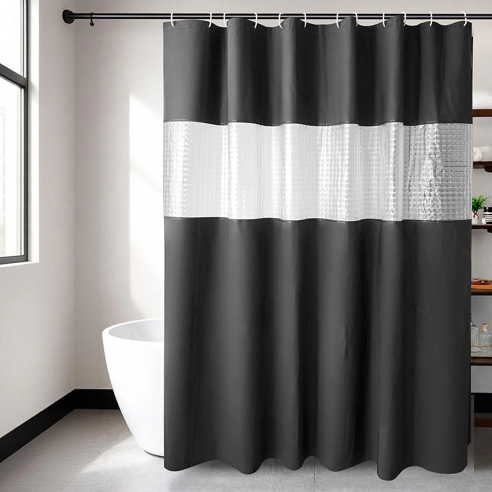 Premium Waterproof Shower Curtain Bowlift