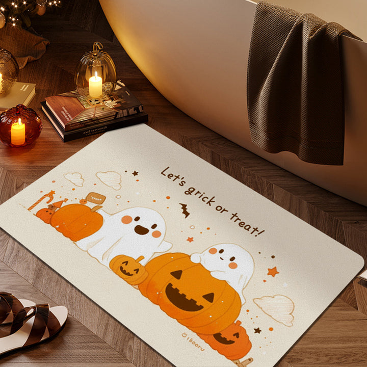 Fun Halloween-Themed Bath Mat