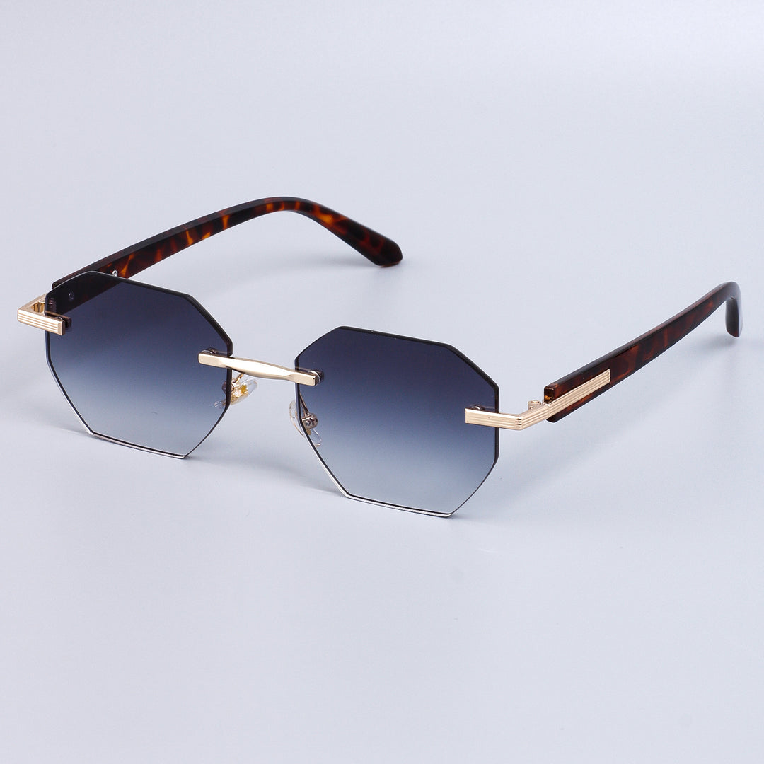 Ladies stylish sunglasses in trendy octagonal design with high-quality frame Bowlift