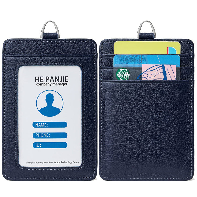 Versatile RFID-Blocking Leather ID Card Holder Bowlift