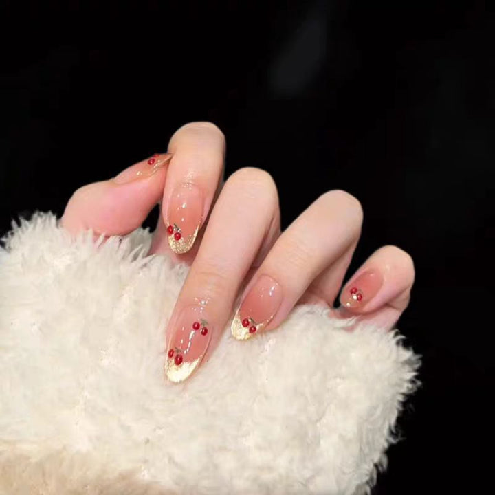 Artificial nails with glamorous rhinestone decorations Bowlift