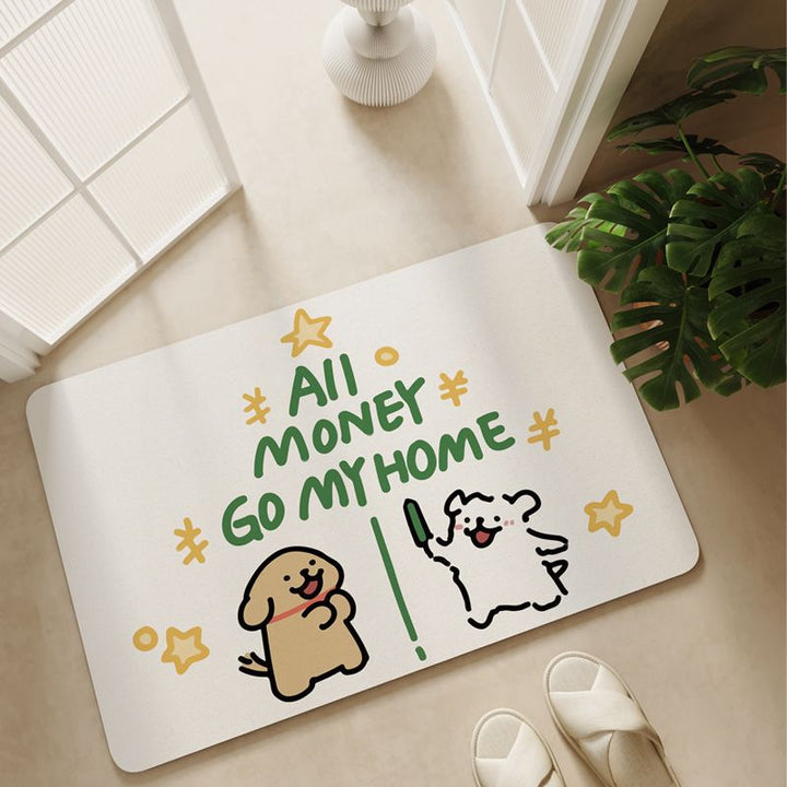 Playful Animal-Themed Area Mat