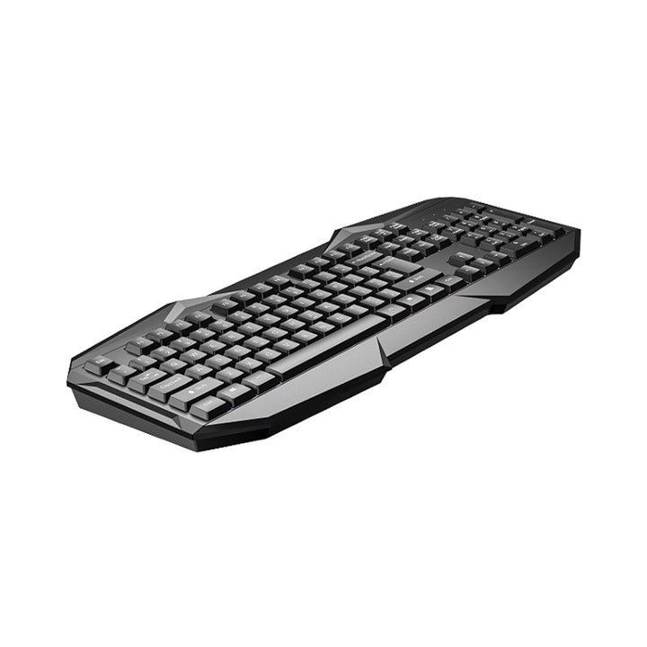 Rgb illuminated gaming keyboard with ergonomic design Bowlift