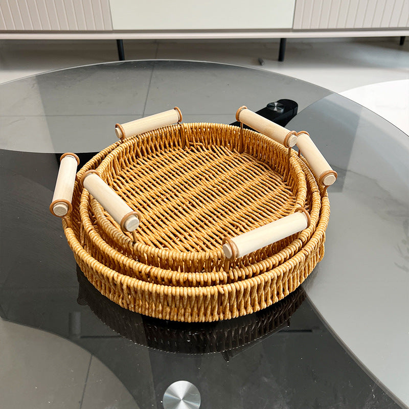Women Handmade Presentation Basket Bowlift