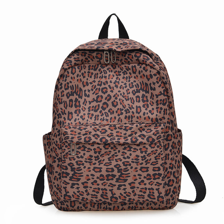 Stylish Backpack in Leopard Print Bowlift
