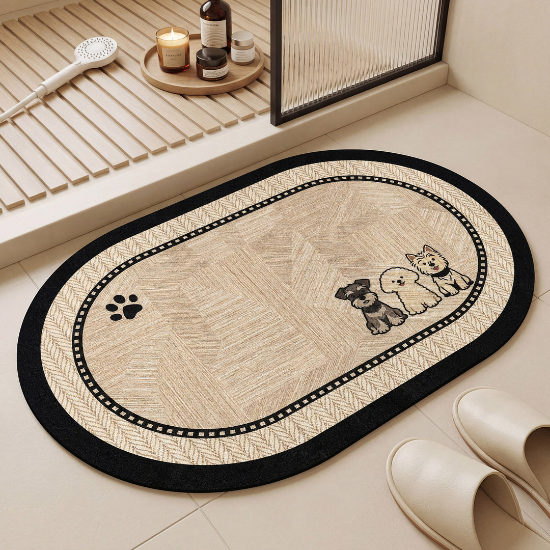 Cartoon-Themed Non-Slip Bath Mat Bowlift
