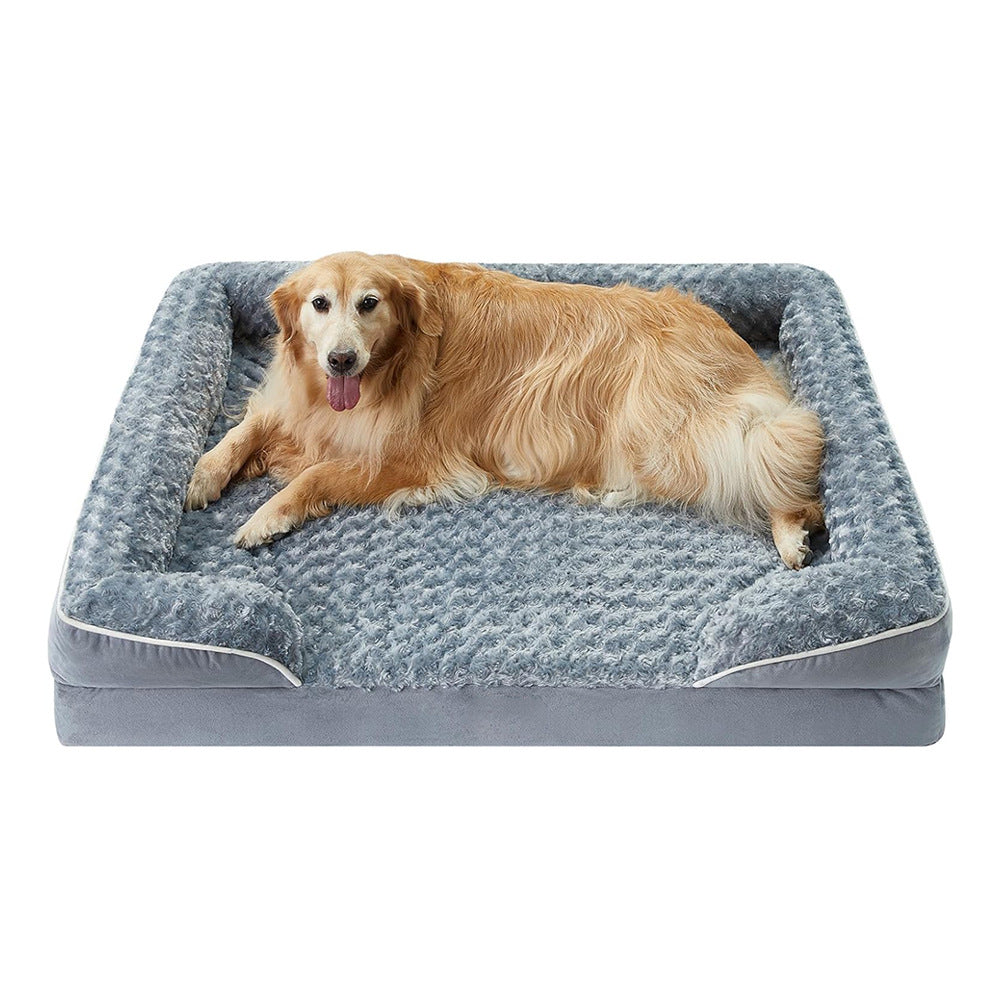 Extra-Comfort Bolstered Dog Bed