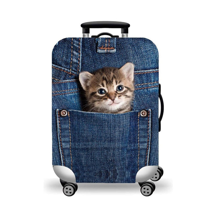 Women hard shell suitcase with stylish flamingo design Bowlift
