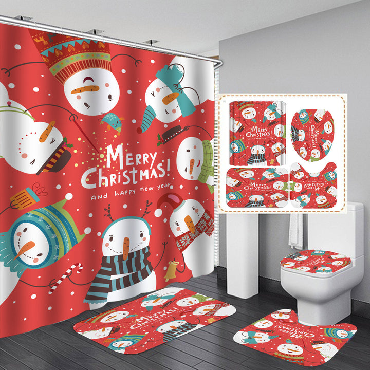 Holiday-Themed Bathroom Set Bowlift