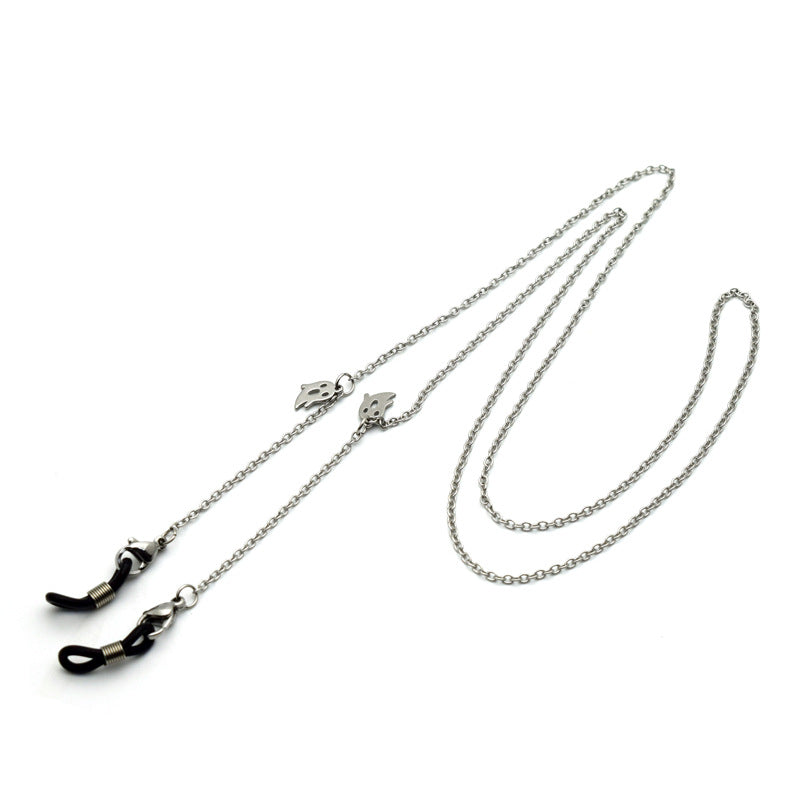 Stylish Geometric Chain Eyewear Holder Bowlift