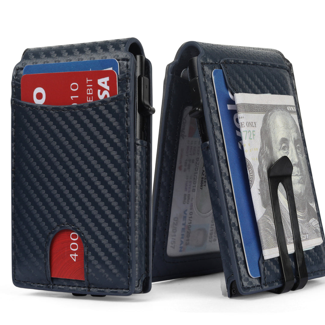Carbon Fiber RFID Secure Slim Cardholder Bowlift