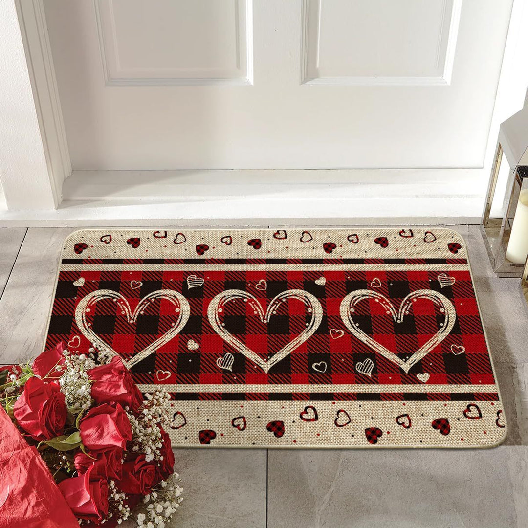 Romantic Floral Welcome Mat Bowlift