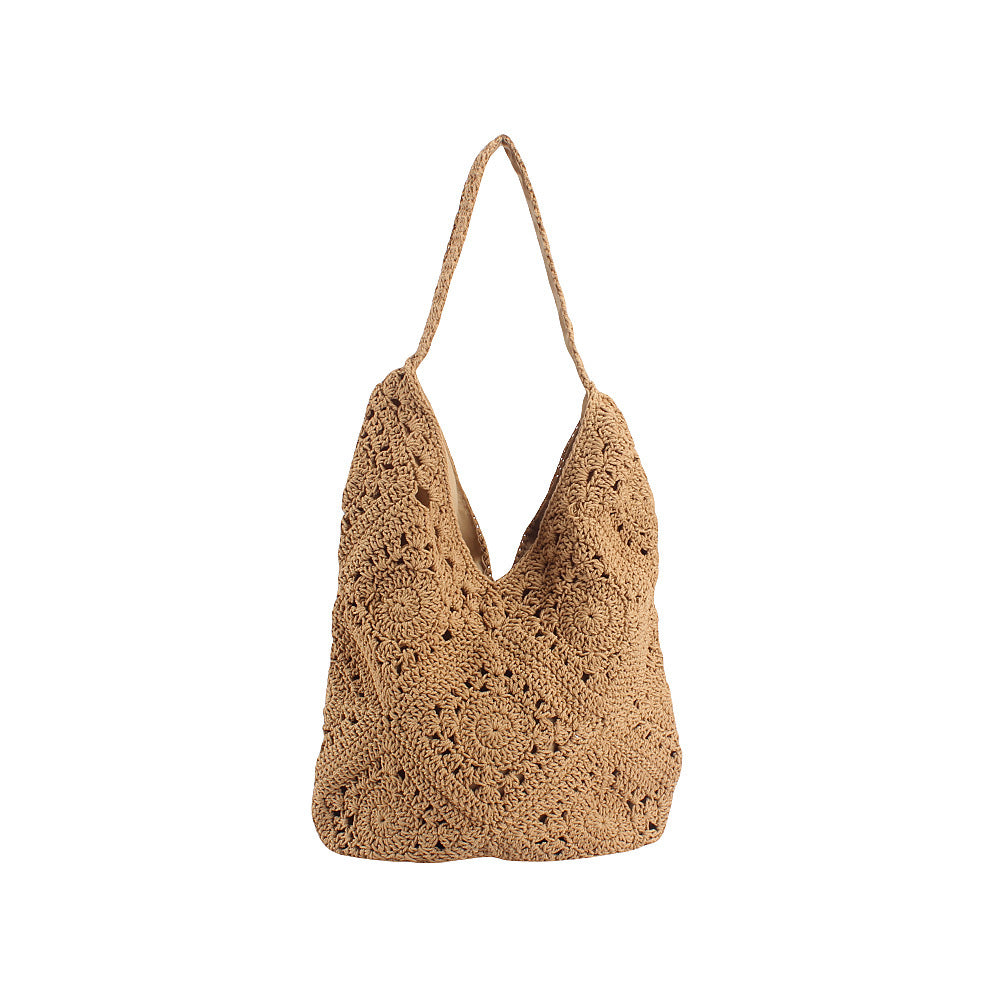 Crochet-style Shoulder Bag Bowlift