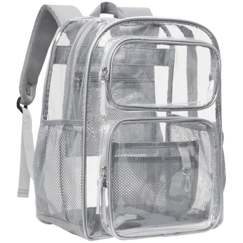 Transparent Backpack with Multiple Compartments Bowlift