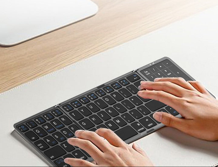 Compact Bluetooth Keyboard with Numeric Keypad Bowlift