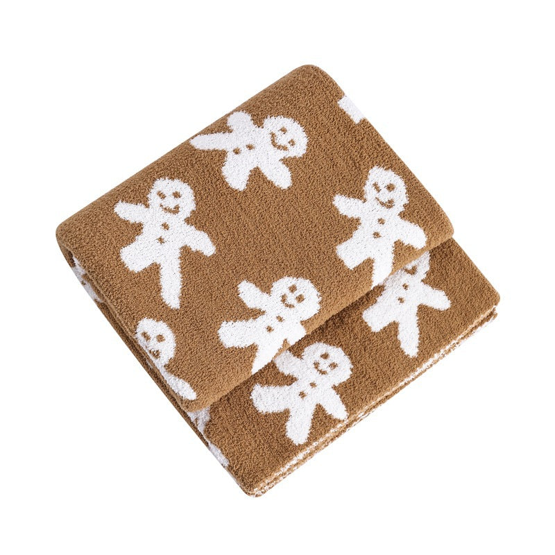 Decorative Knit Throw Blanket Bowlift