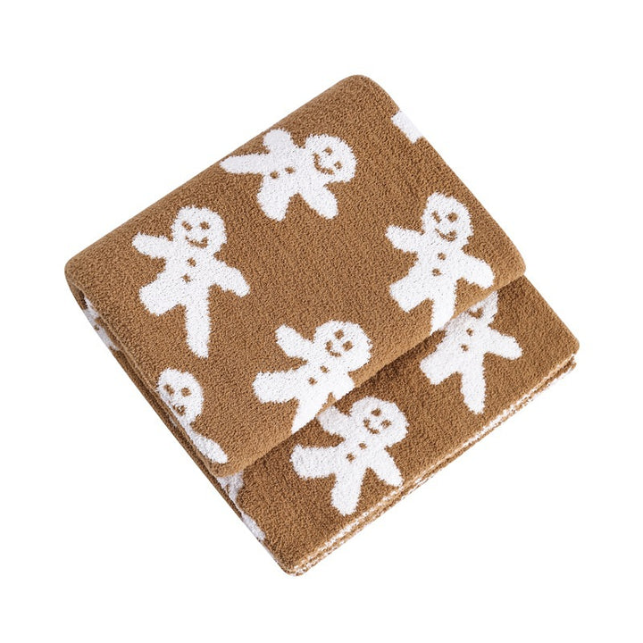 Decorative Knit Throw Blanket Bowlift