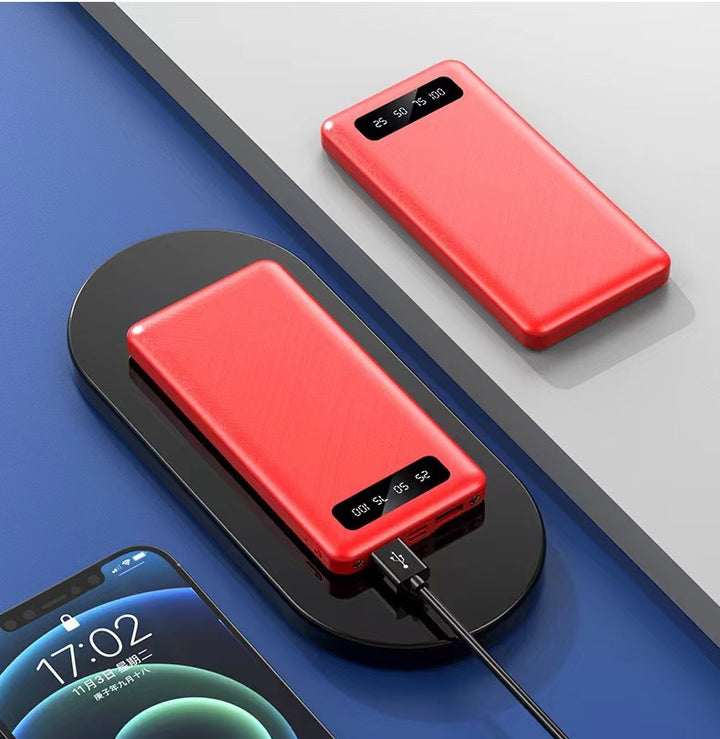 Portable power bank with intelligent LED display Bowlift