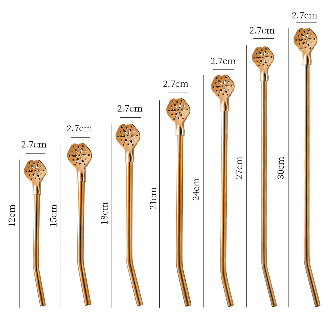 Stylish teaspoons with practical drainage holes Bowlift